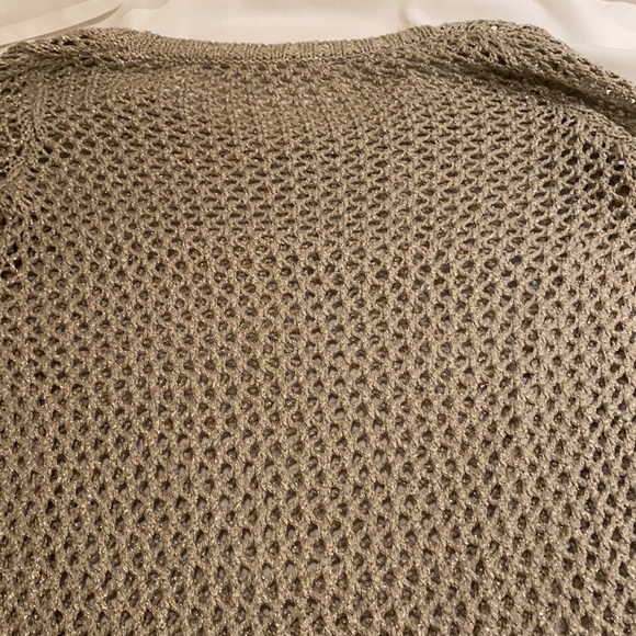 Sparkly tan knitted sweater - Picture 10 of 15